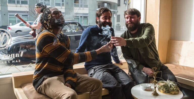 martin olive and others at vapor room