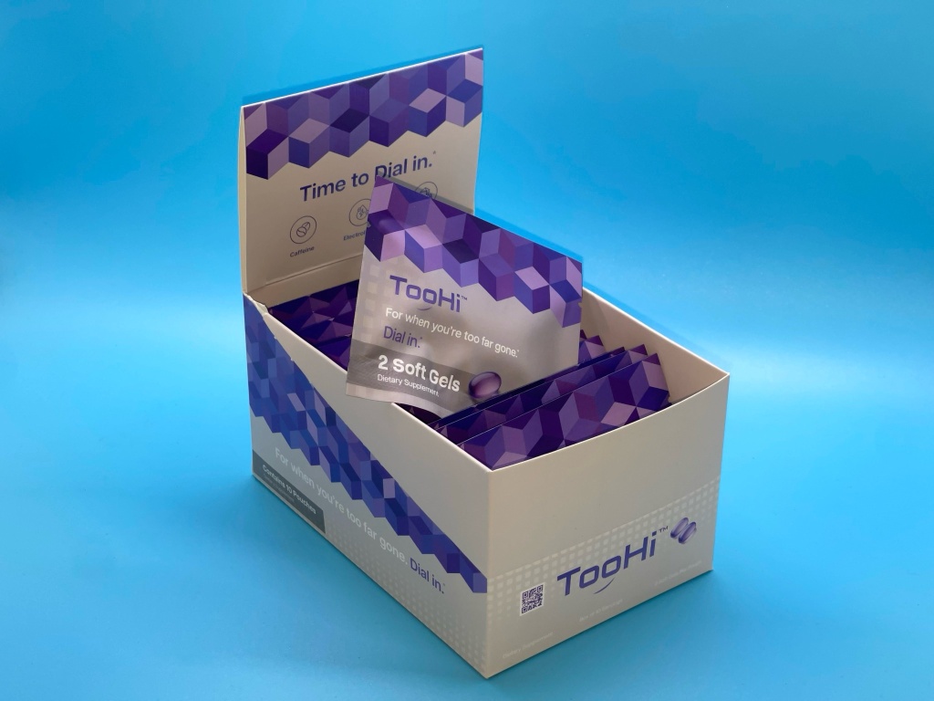 toohi packets in a box