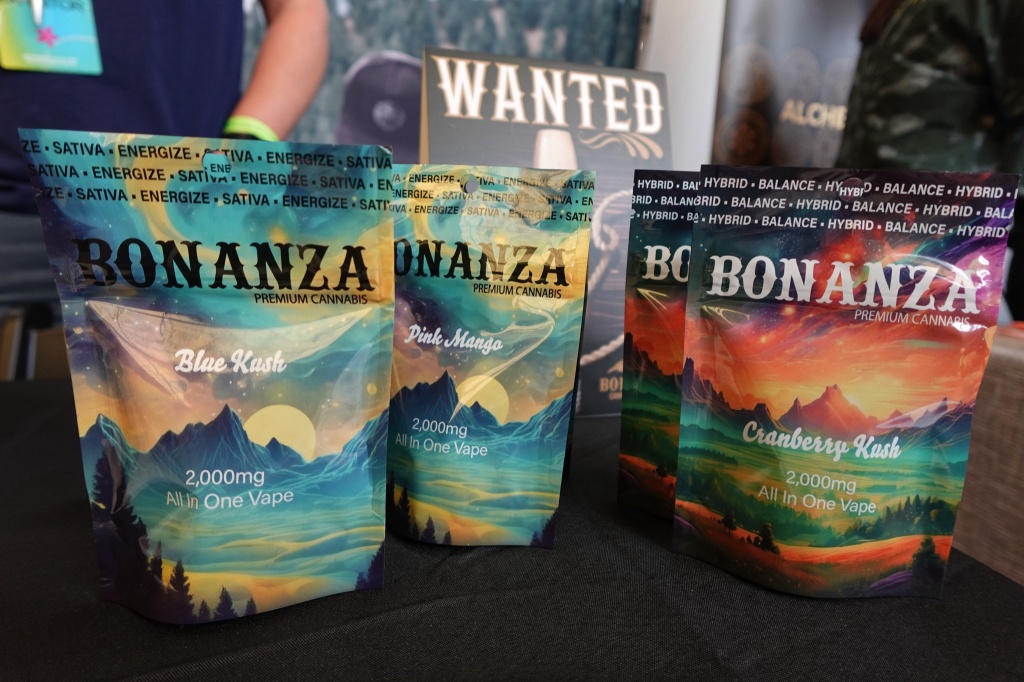 bonanza cannabis vapes at Revelry 2025