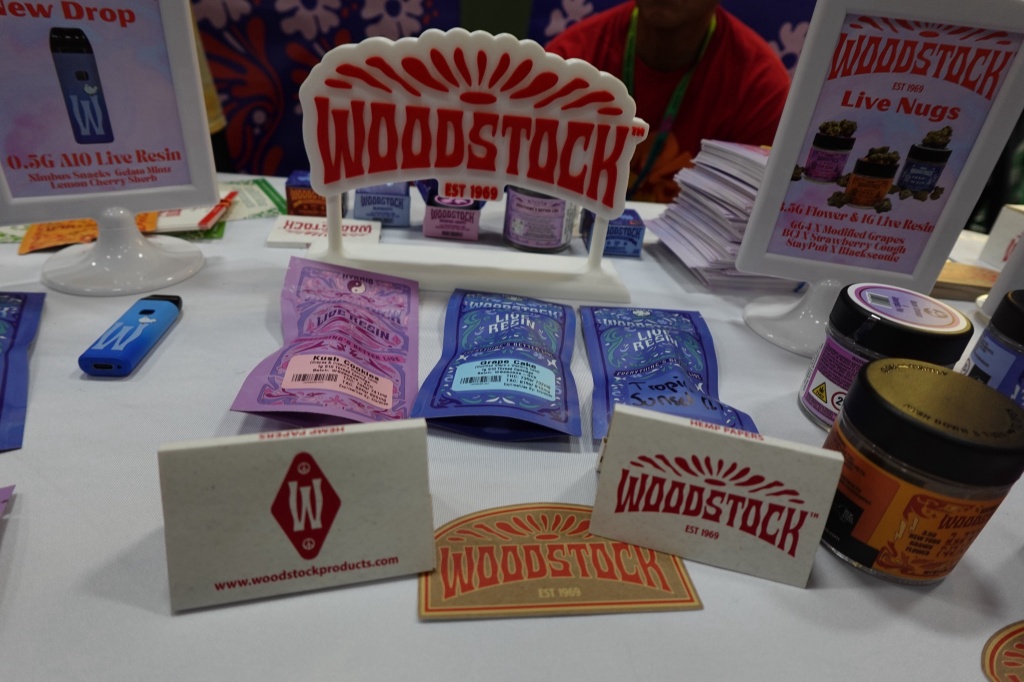 woodstock cannabis products at revelry