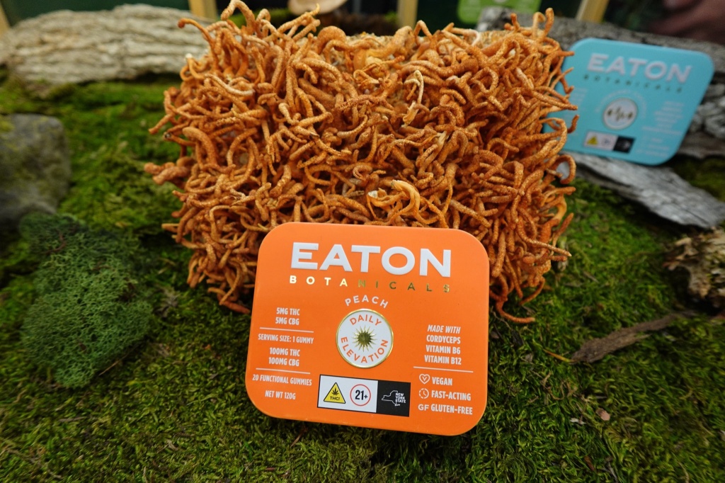 eaton botanicals gummies on display at Revelry NYC 2025