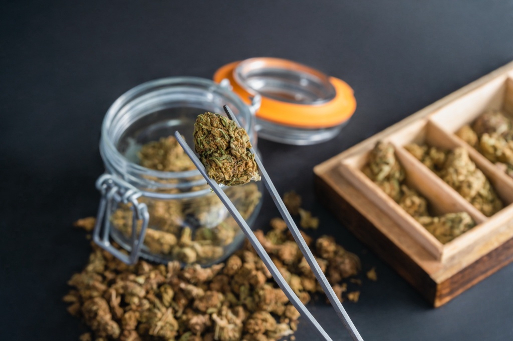 jar of cannabis dispensaries mjbowl