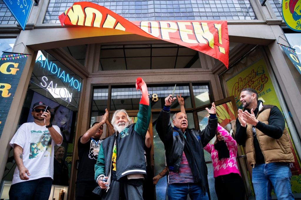 cheech and chong cannabis store opening