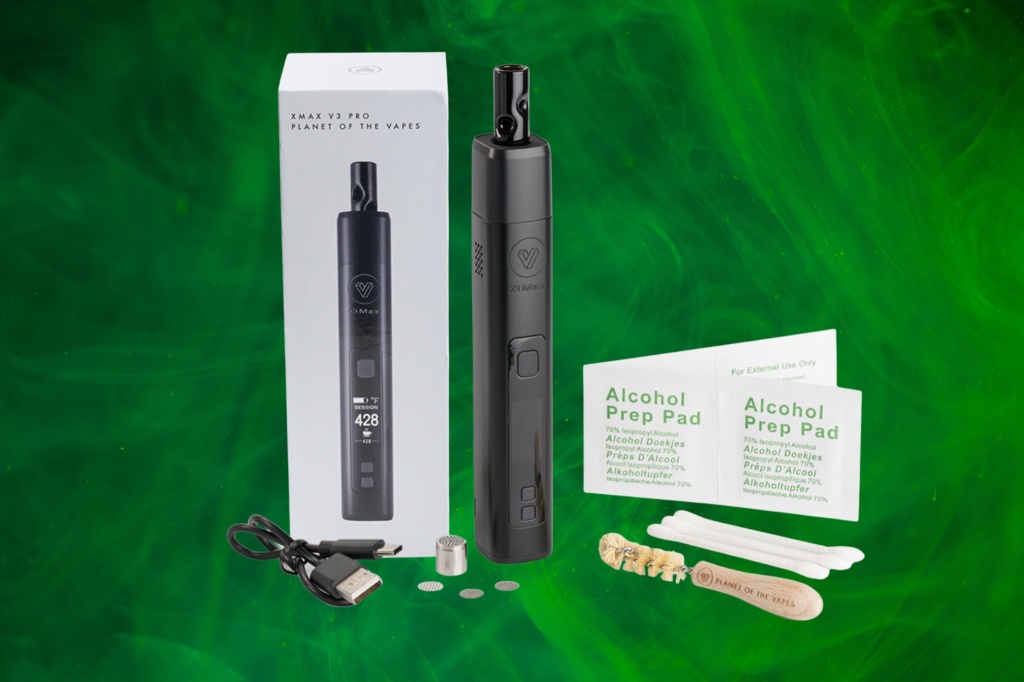 potv xmax v3 pro vaporizer with accessories