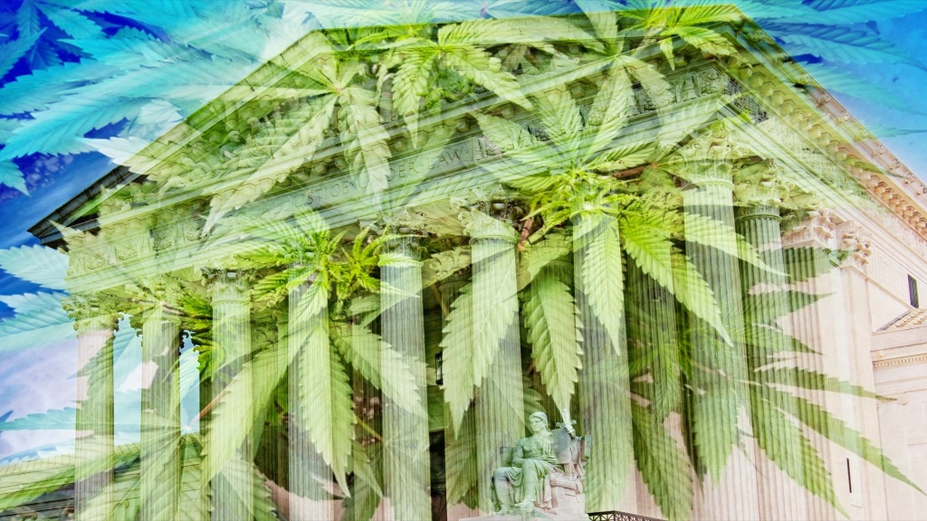 weed leaves over supreme court - the court will soon decide on weed consumption and gun ownership
