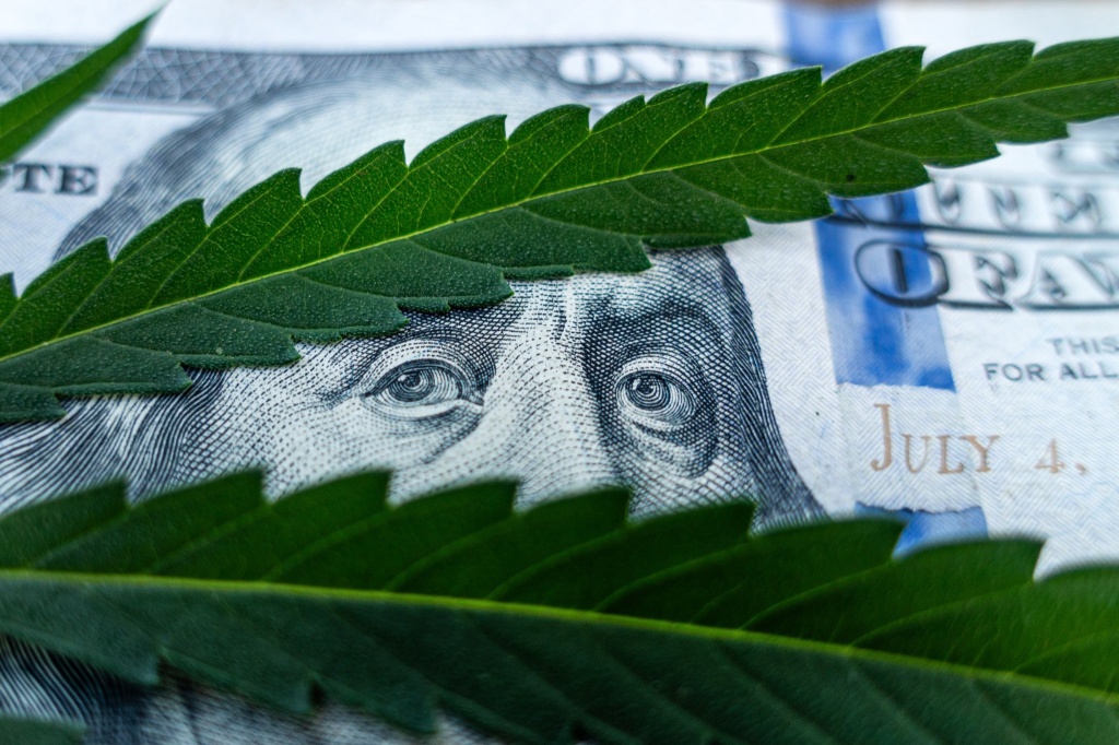 cannabis leaf over money michigan tax hike