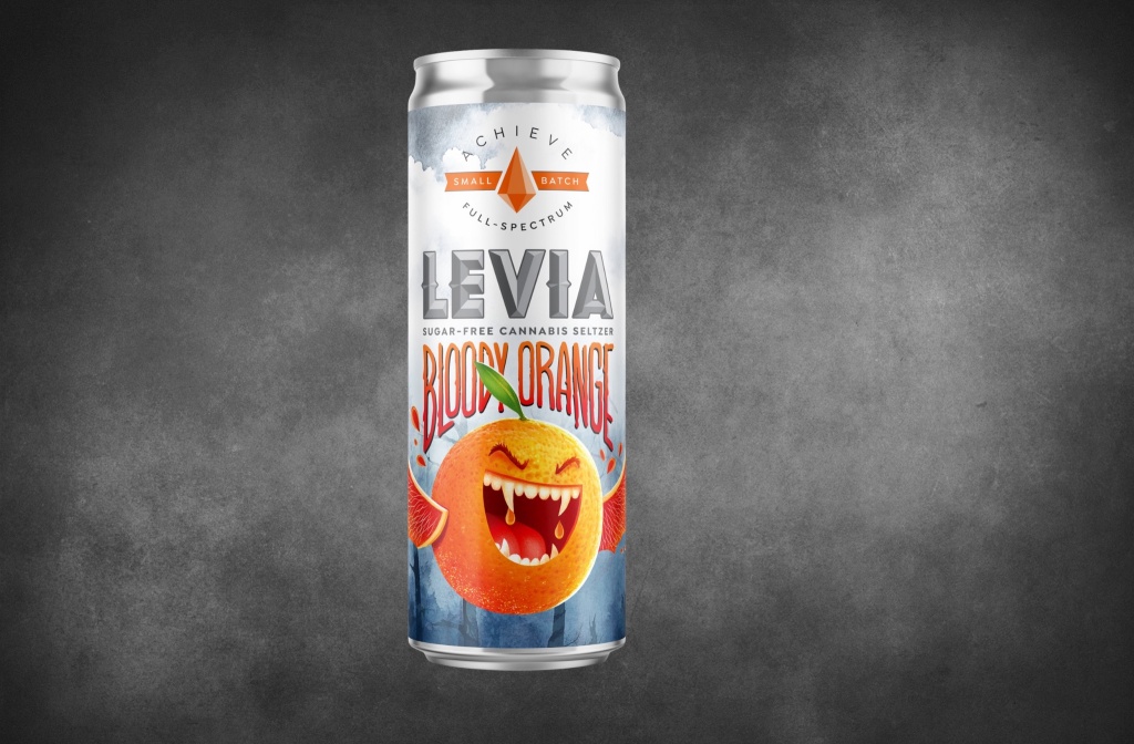 levia blood orange seltzer