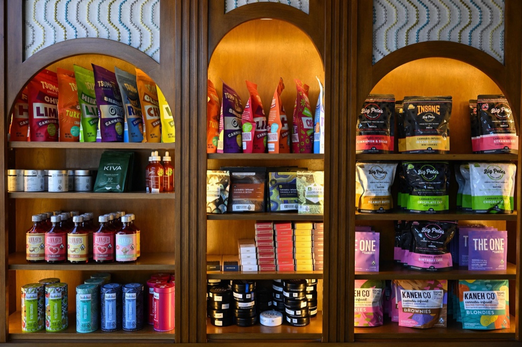 green wednesday 2025 edibles on a shelf