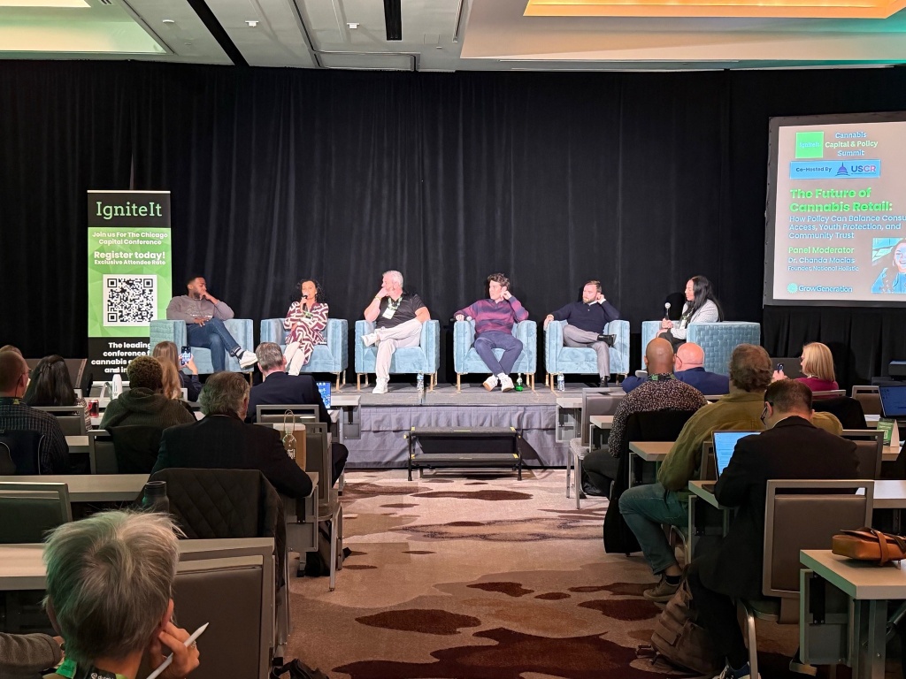 a panel on future of cannabis retail at IgniteIt Washington DC