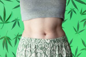 stomach cannabis leaves cannabis microbiome connection