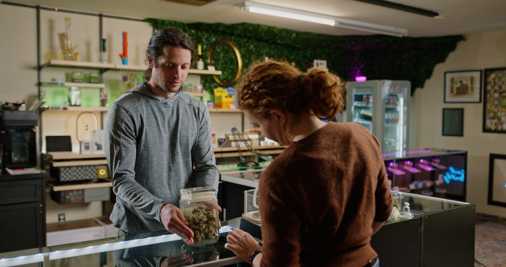 person shopping at cannabis store dispensary loyalty