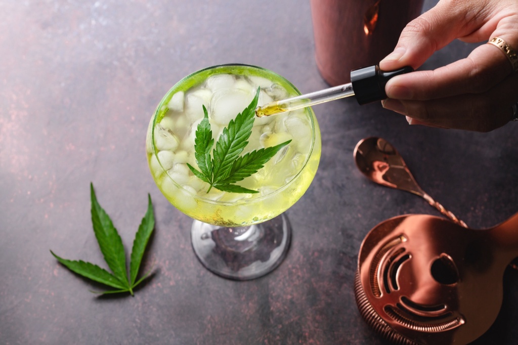 dropping thc in drink MS diagnosis cannabis drink