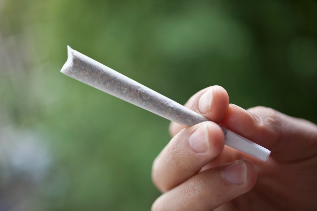 hand holding pre roll joint why a pre roll humidor is crucial