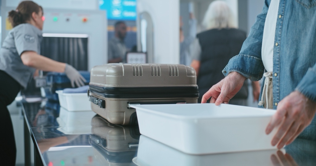 people in line at airport security tsa marijuana policy update