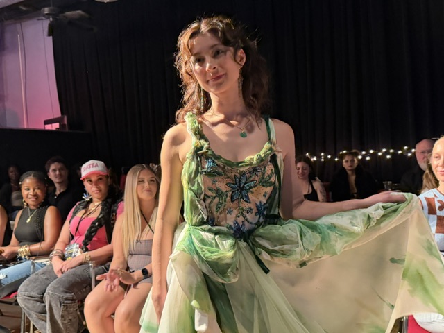 model at smokin on the runway