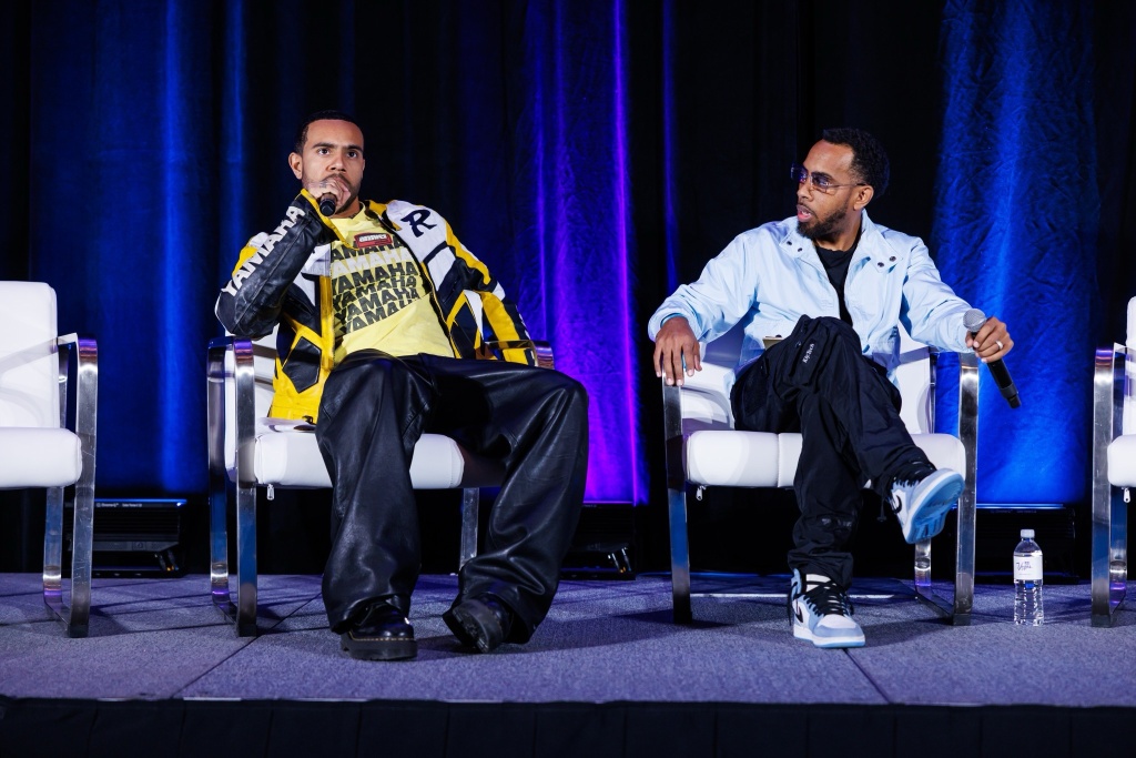vic mensa on stage at MJBizCon