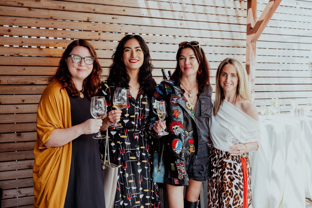 group enjoying ladies who lunch pax event