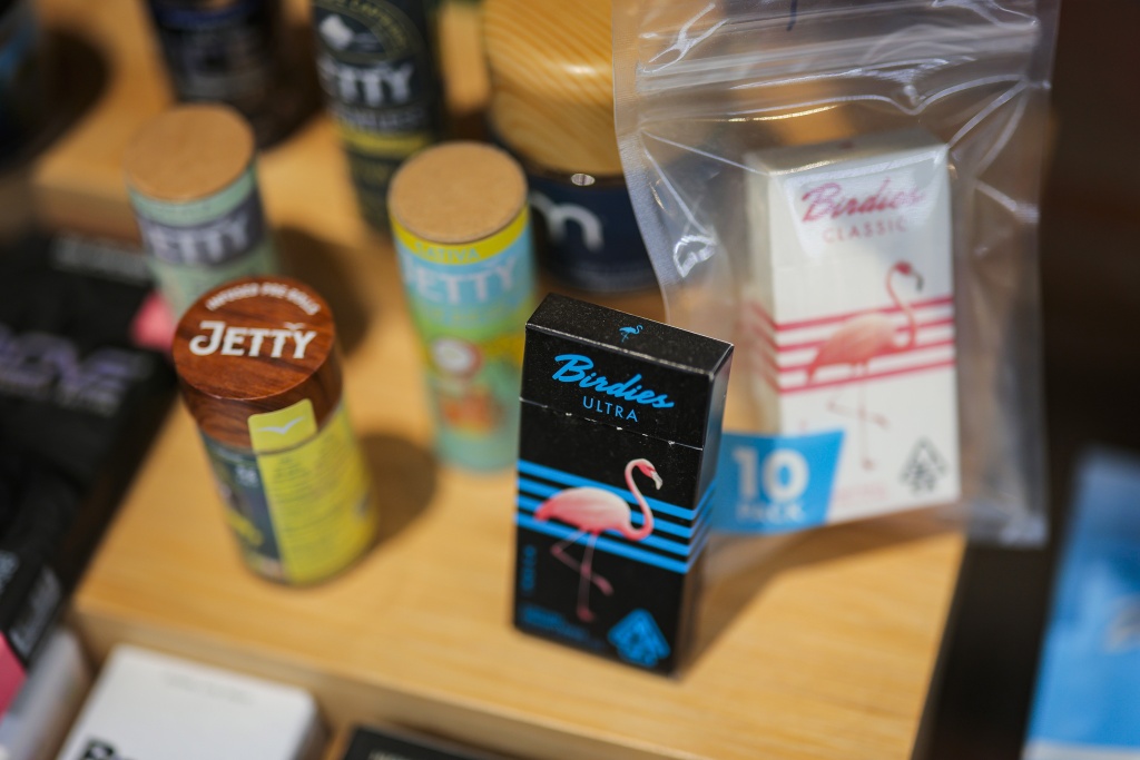 collection of cannabis products